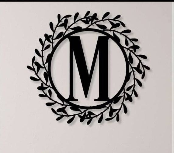 Custom Monogram Wall Art